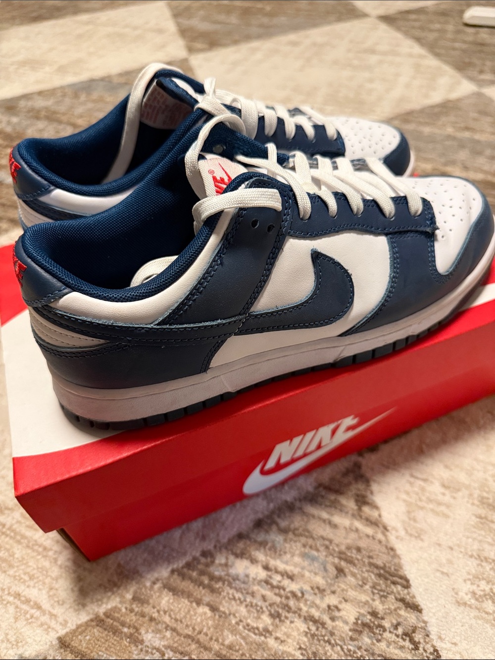 Nike Dunk Low Retro Sneakers Valerian Blue Men 8.5 Women 10